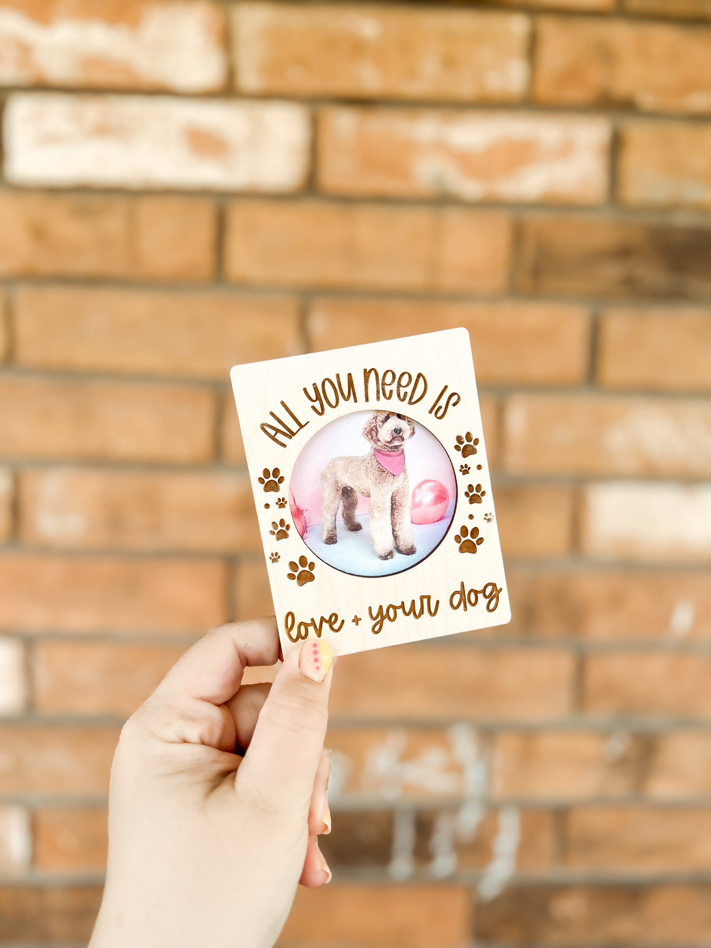 All You Need is Love + your pet | Photo Magnet