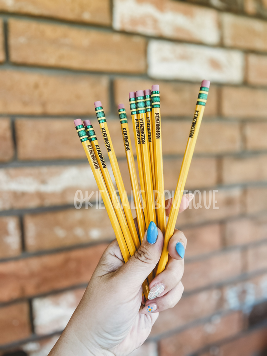 Custom Name Pencils