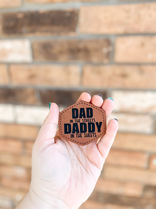 Daddy in the Sheets Leatherette Patch